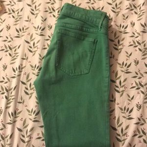 Green leggings jeans from GAP